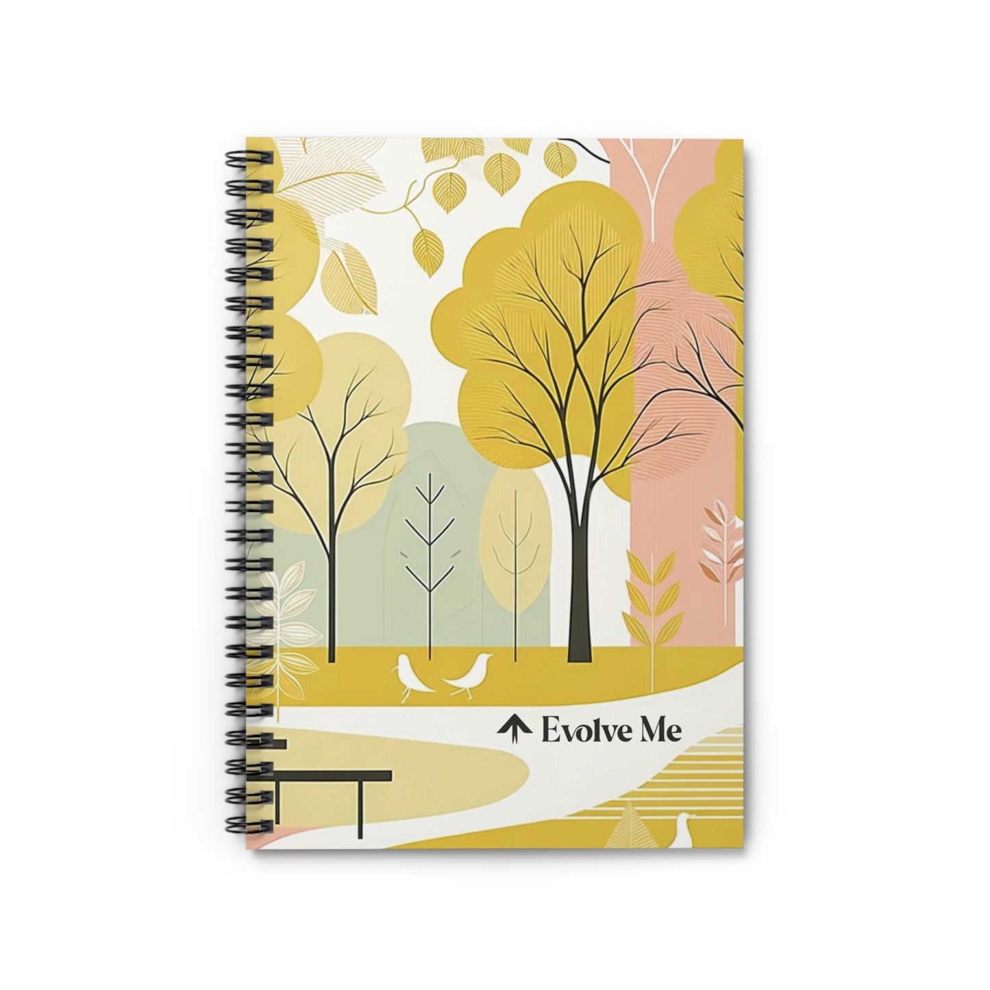 Autumnal serenity with whimsical trees