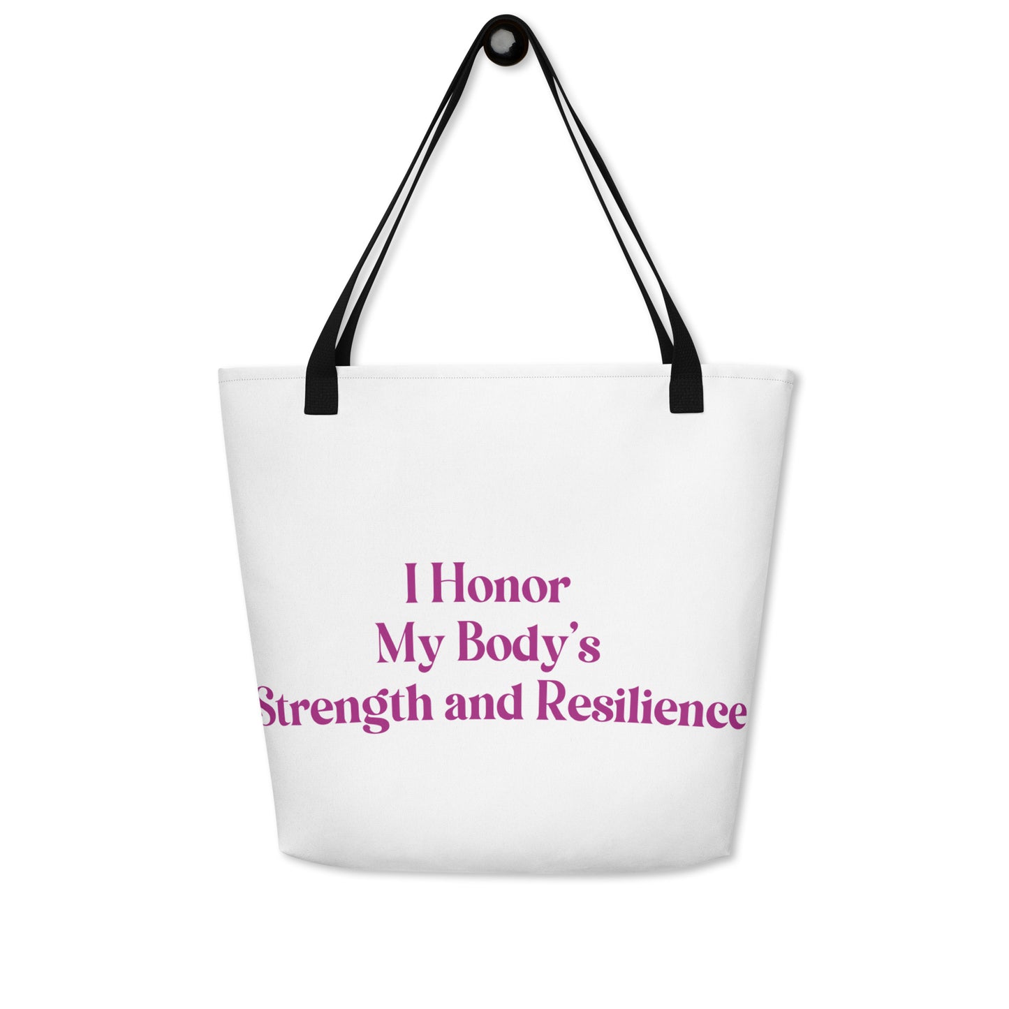 Acknowledge Large Tote Bag