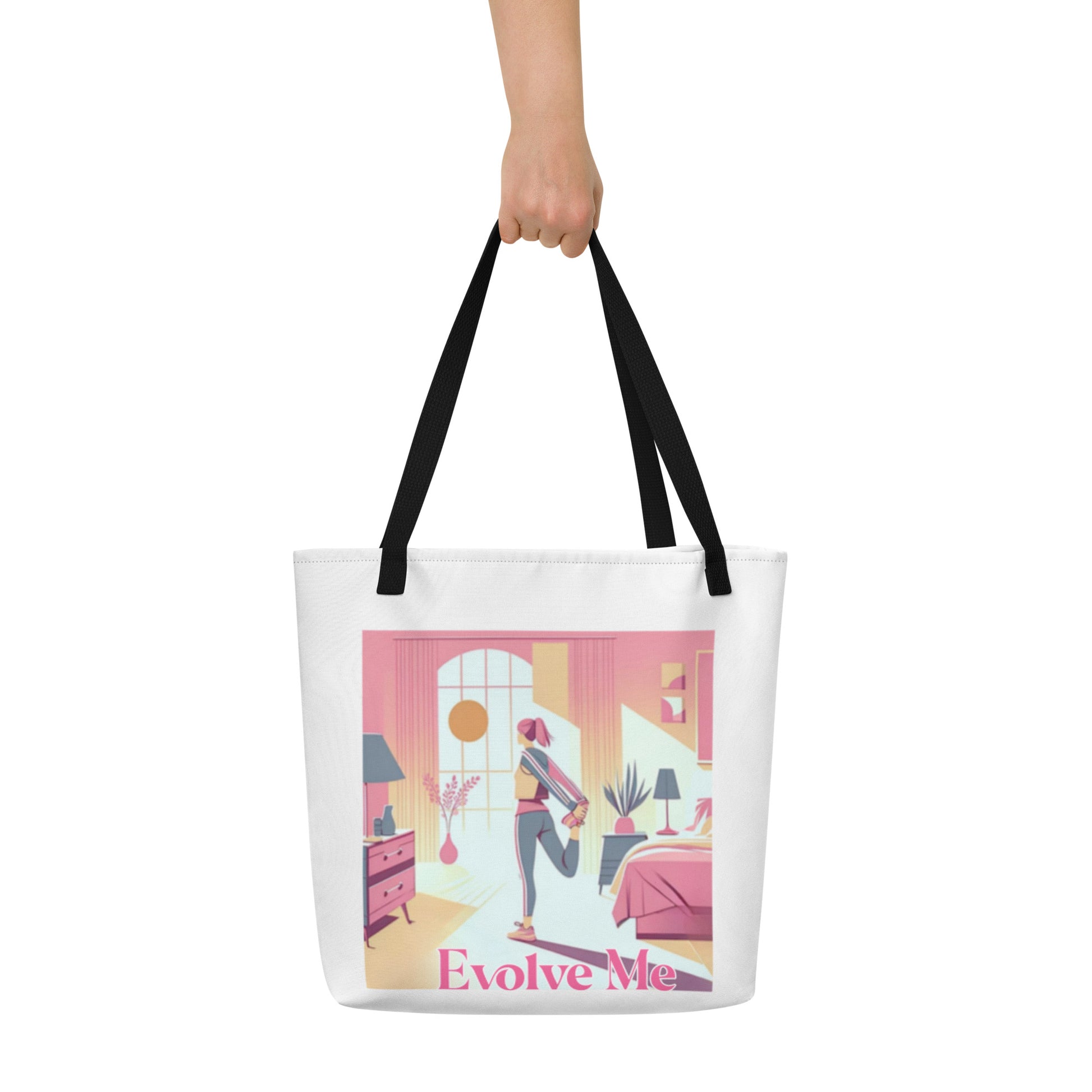 Hanging Awake Large Tote Bag