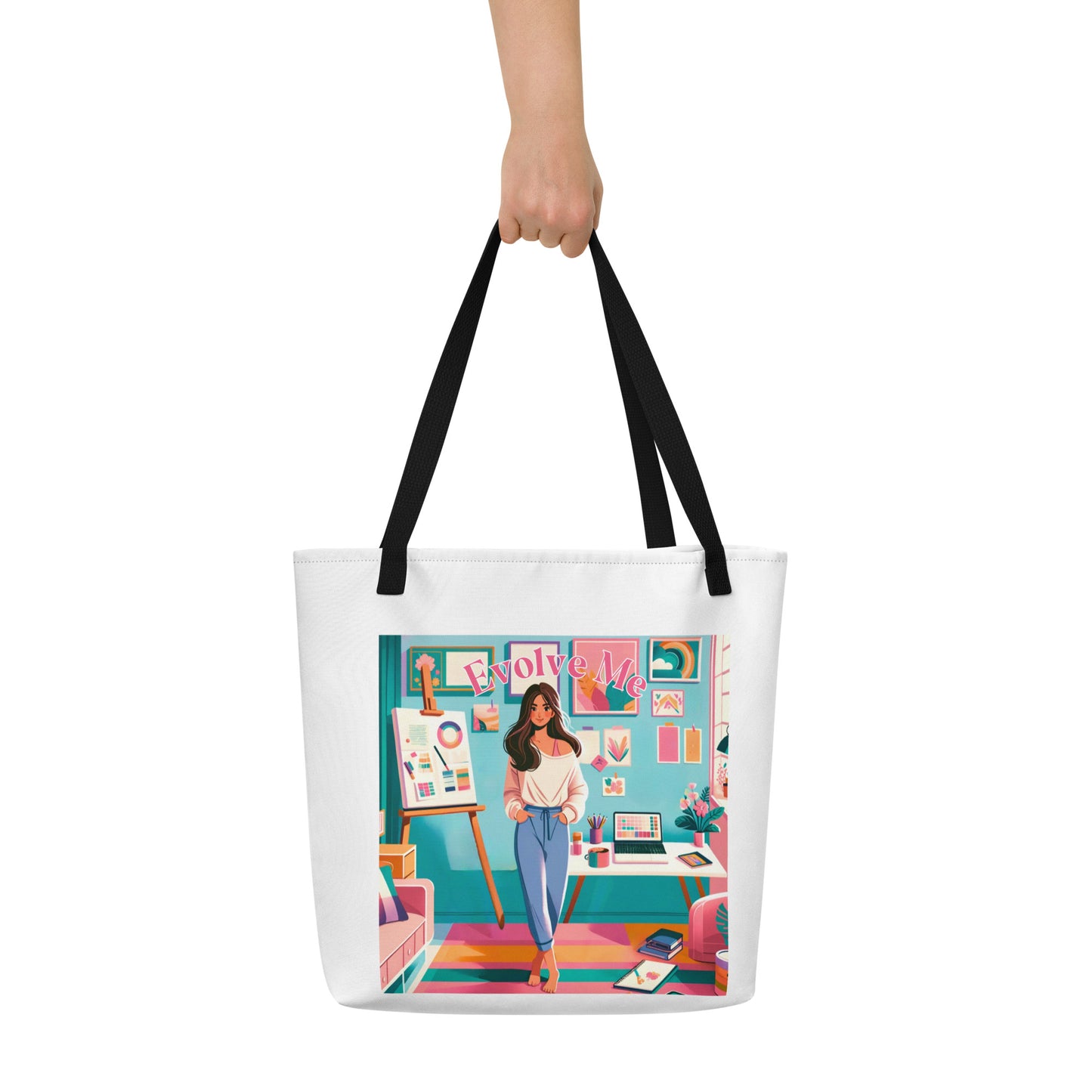 Envision Large Tote Bag