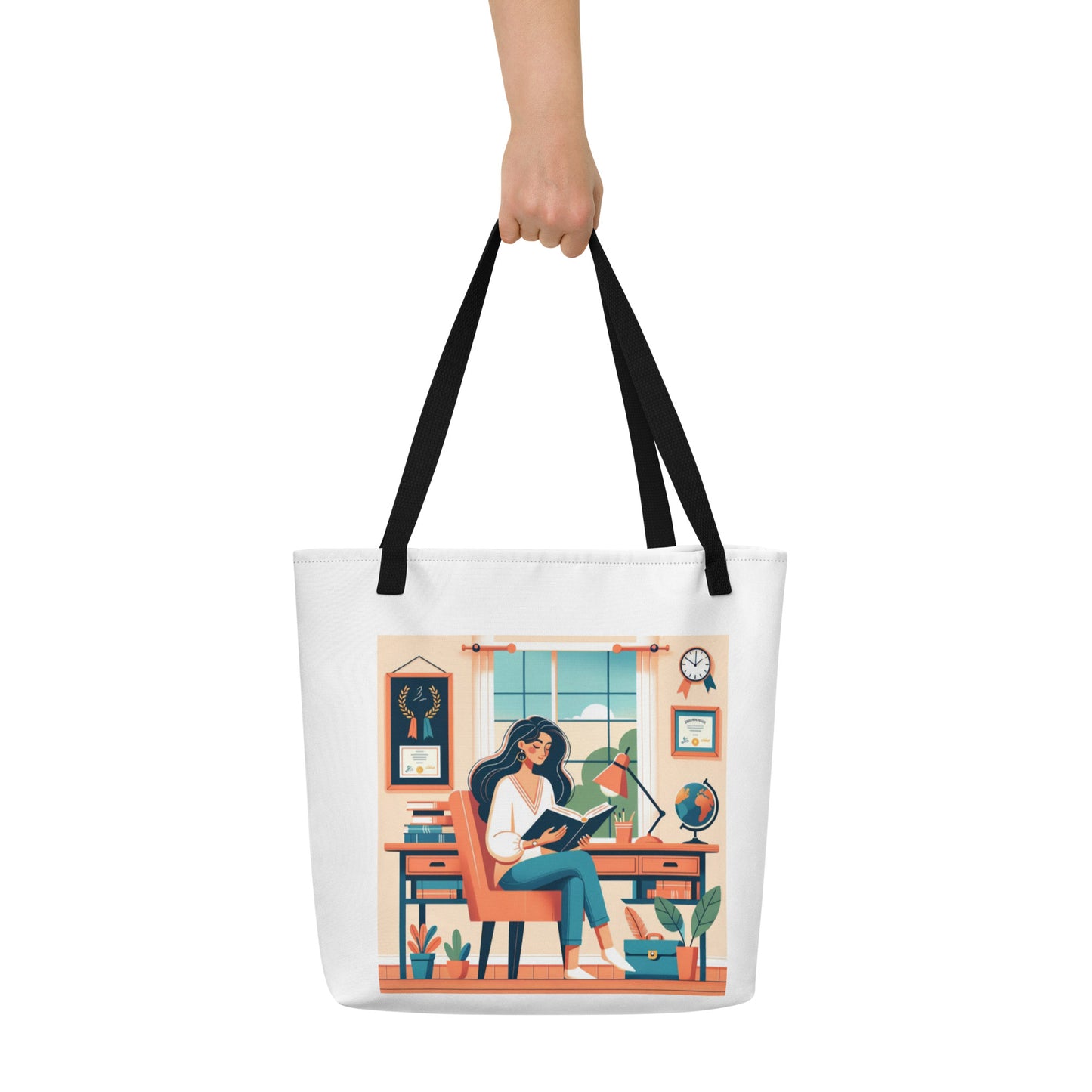 Seek Large Tote Bag