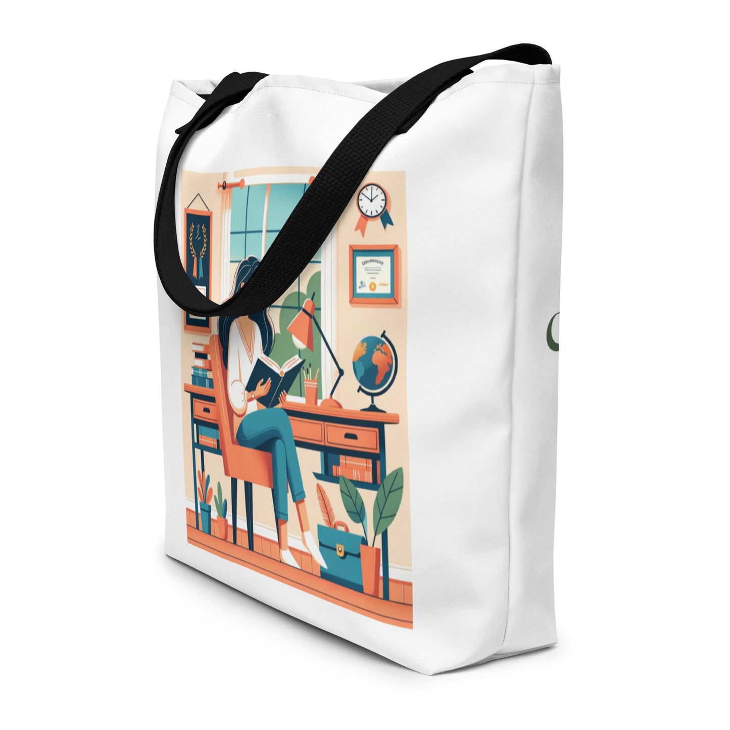 Seek Large Tote Bag