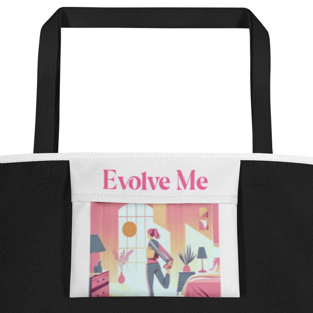 Awake Large Tote Bag, interior pocket 