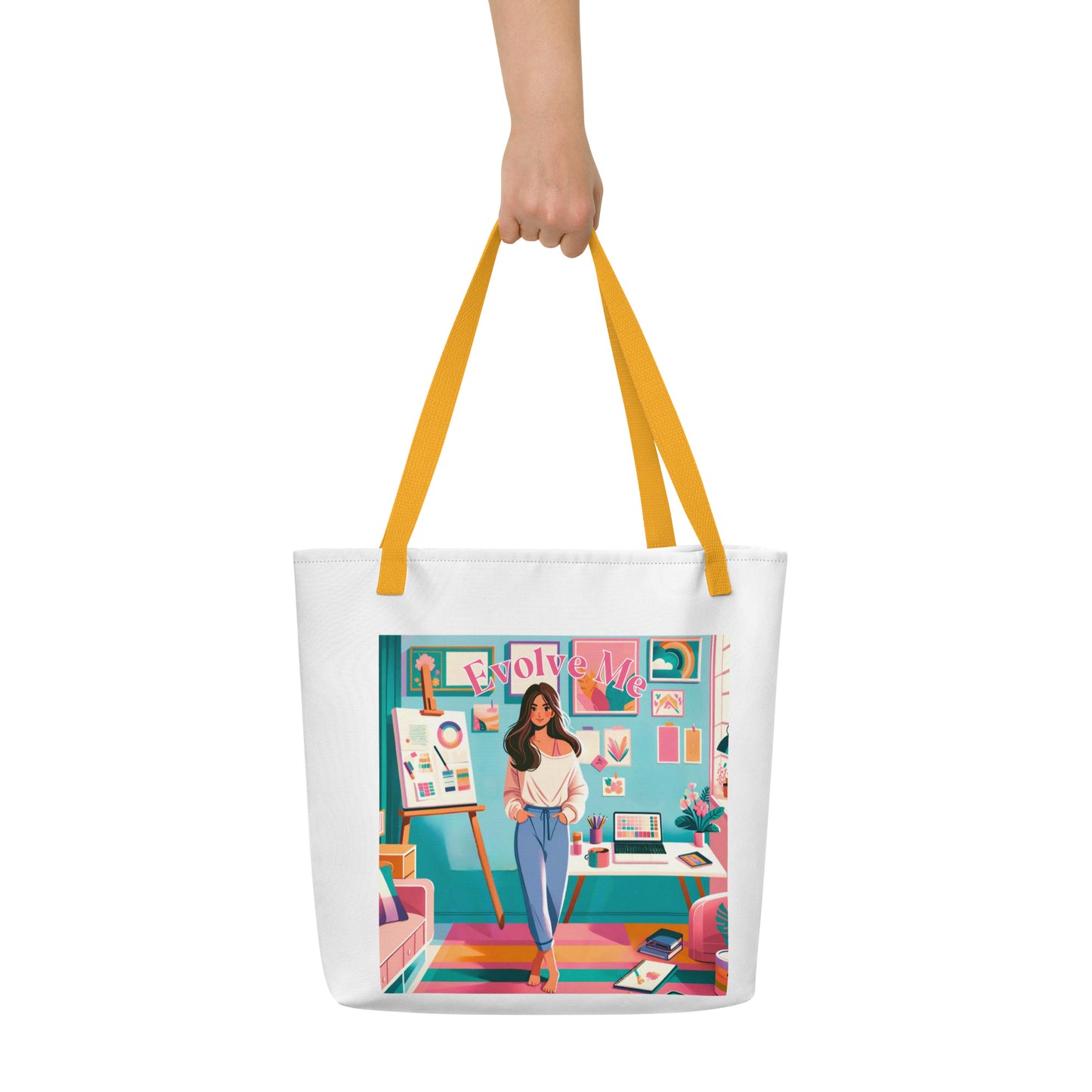 Envision Large Tote Bag