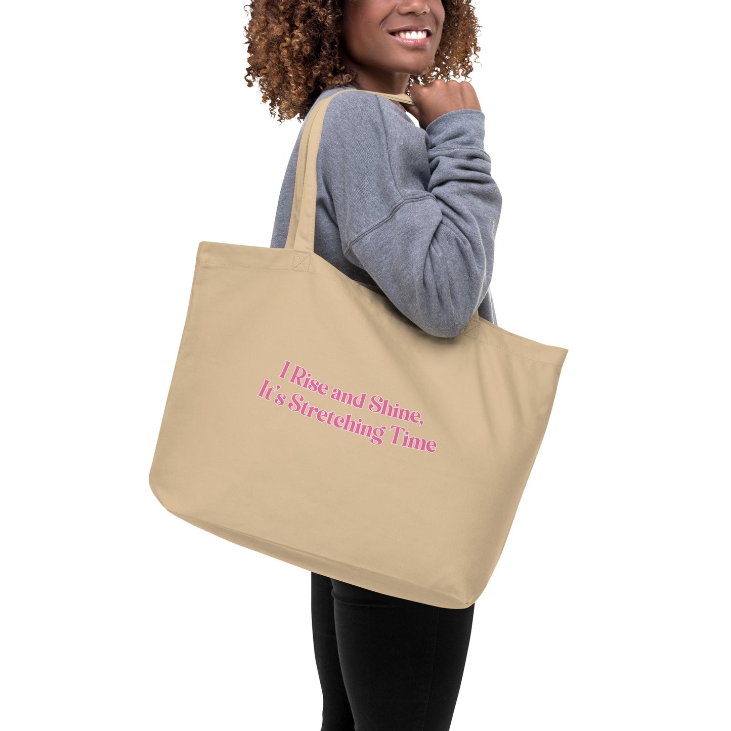 Awake Large organic tote bag