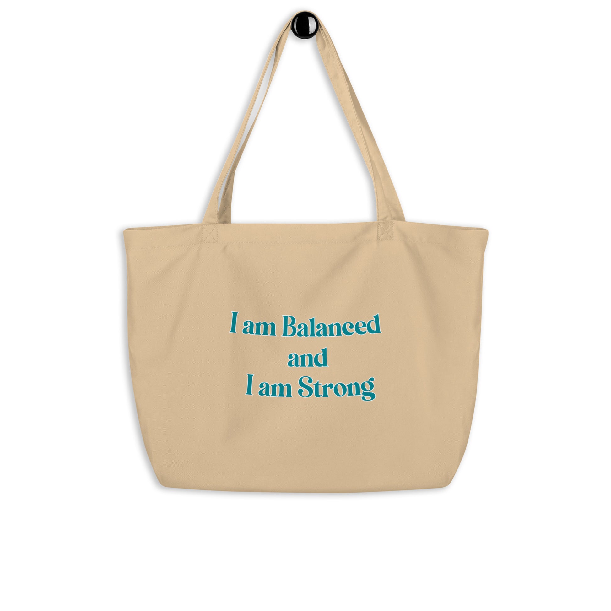 Balance Large organic tote bag