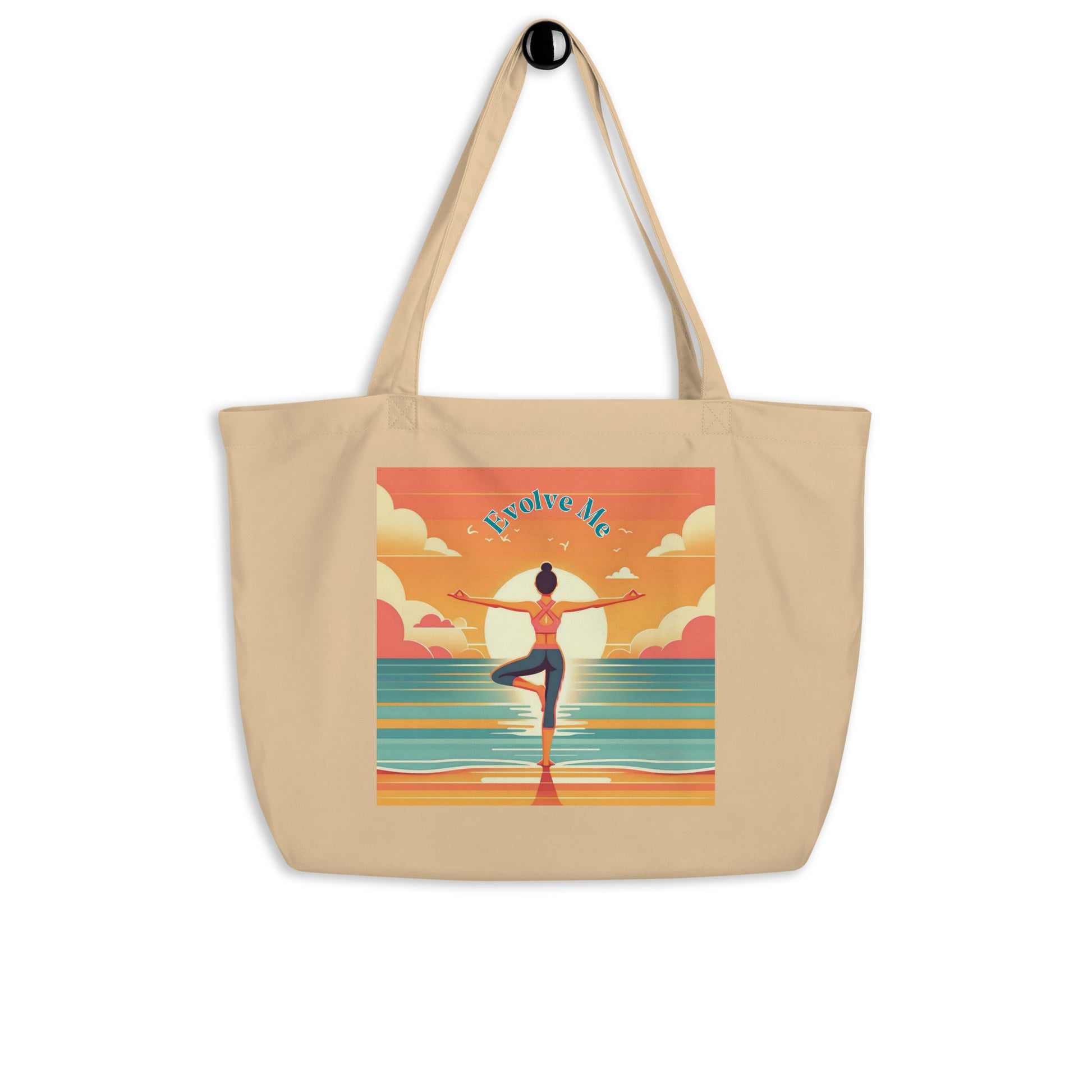 Balance Large organic tote bag