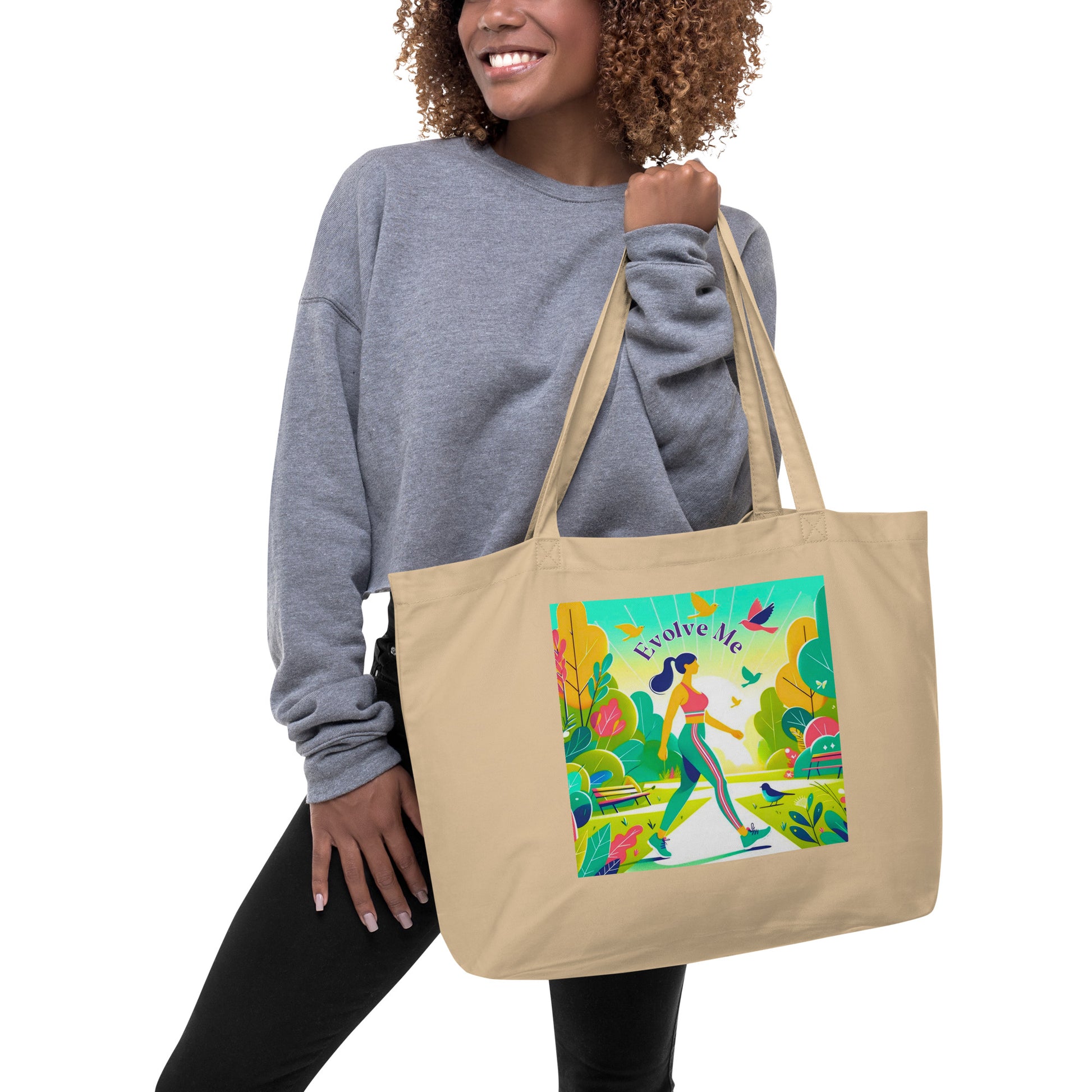 Embrace Large organic tote bag