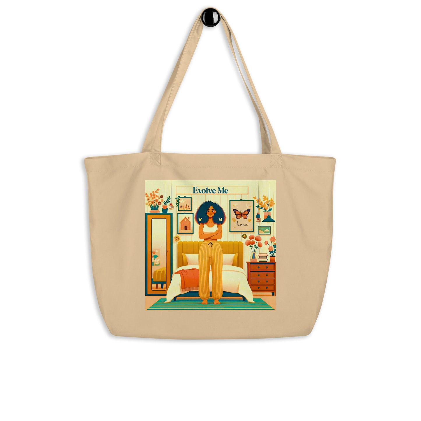 Change Large organic tote bag