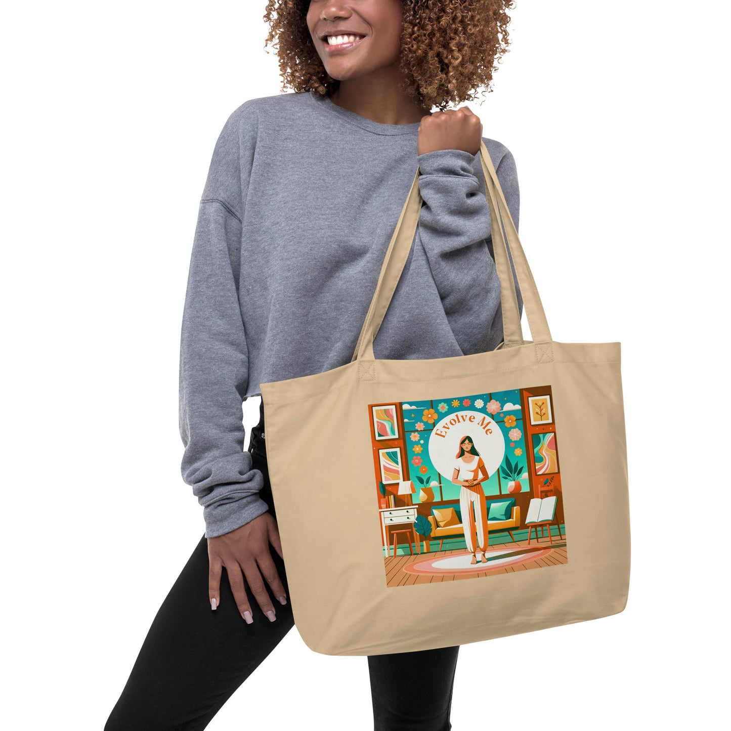 Find Large organic tote bag