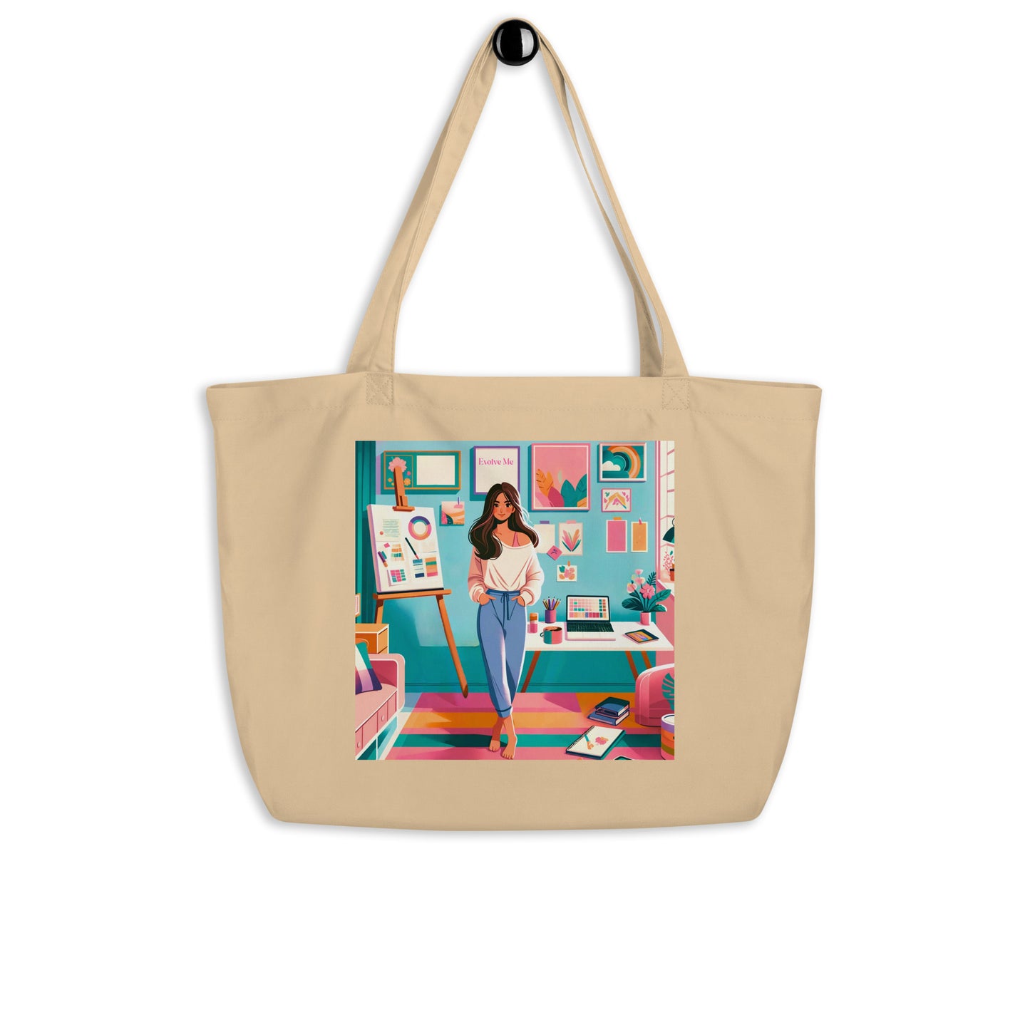 Envision Large organic tote bag