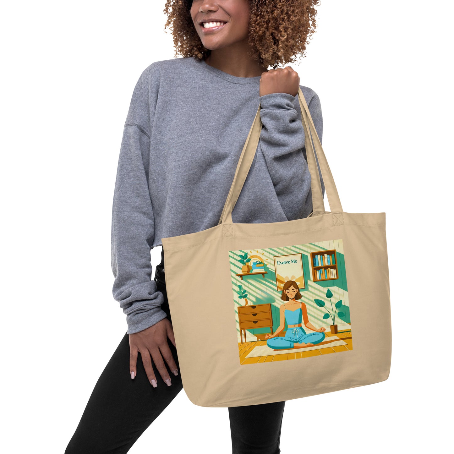 Plan Large organic tote bag