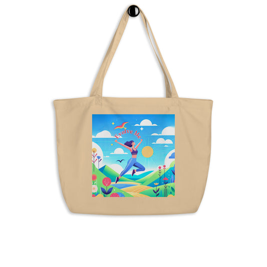 Increase Large organic tote bag