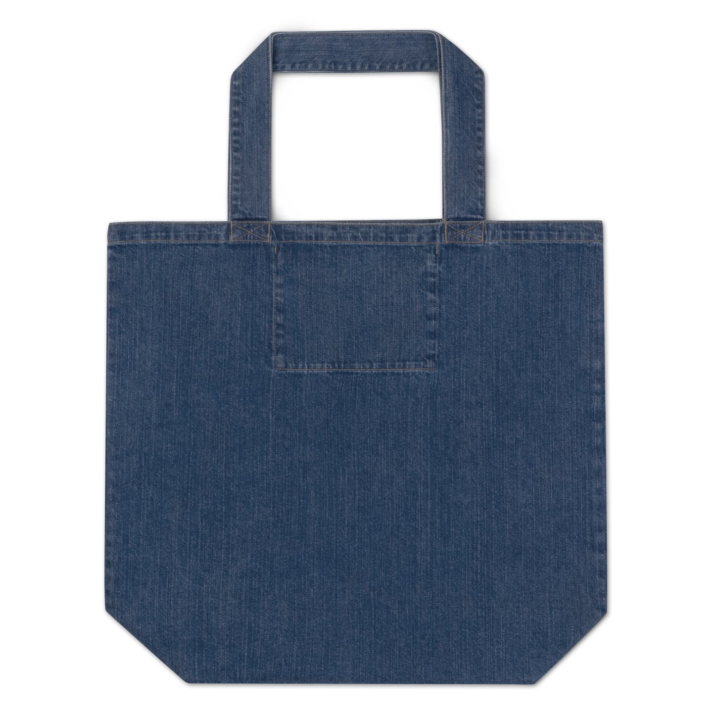 Seek Organic denim tote bag