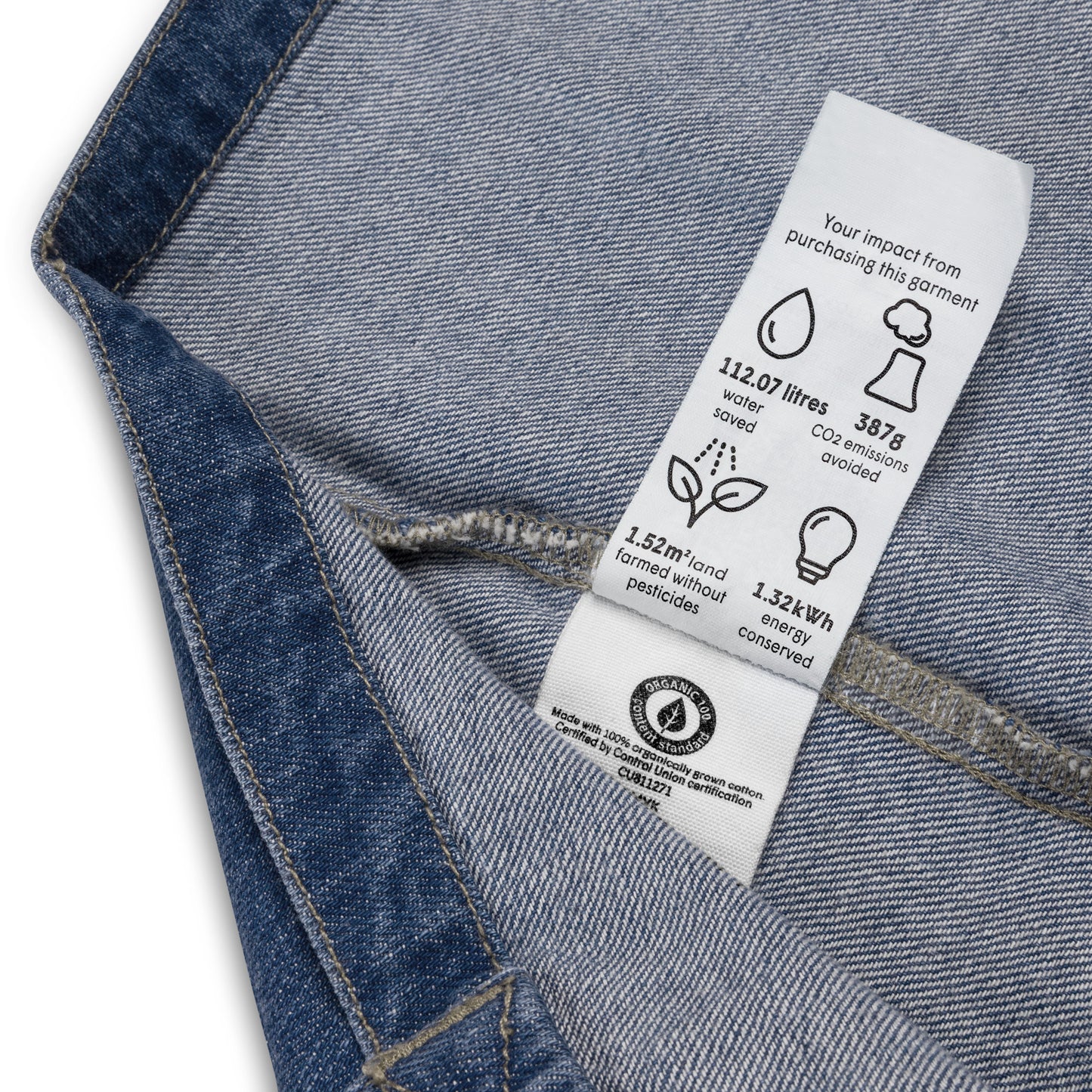 Acknowledge Organic denim tote bag