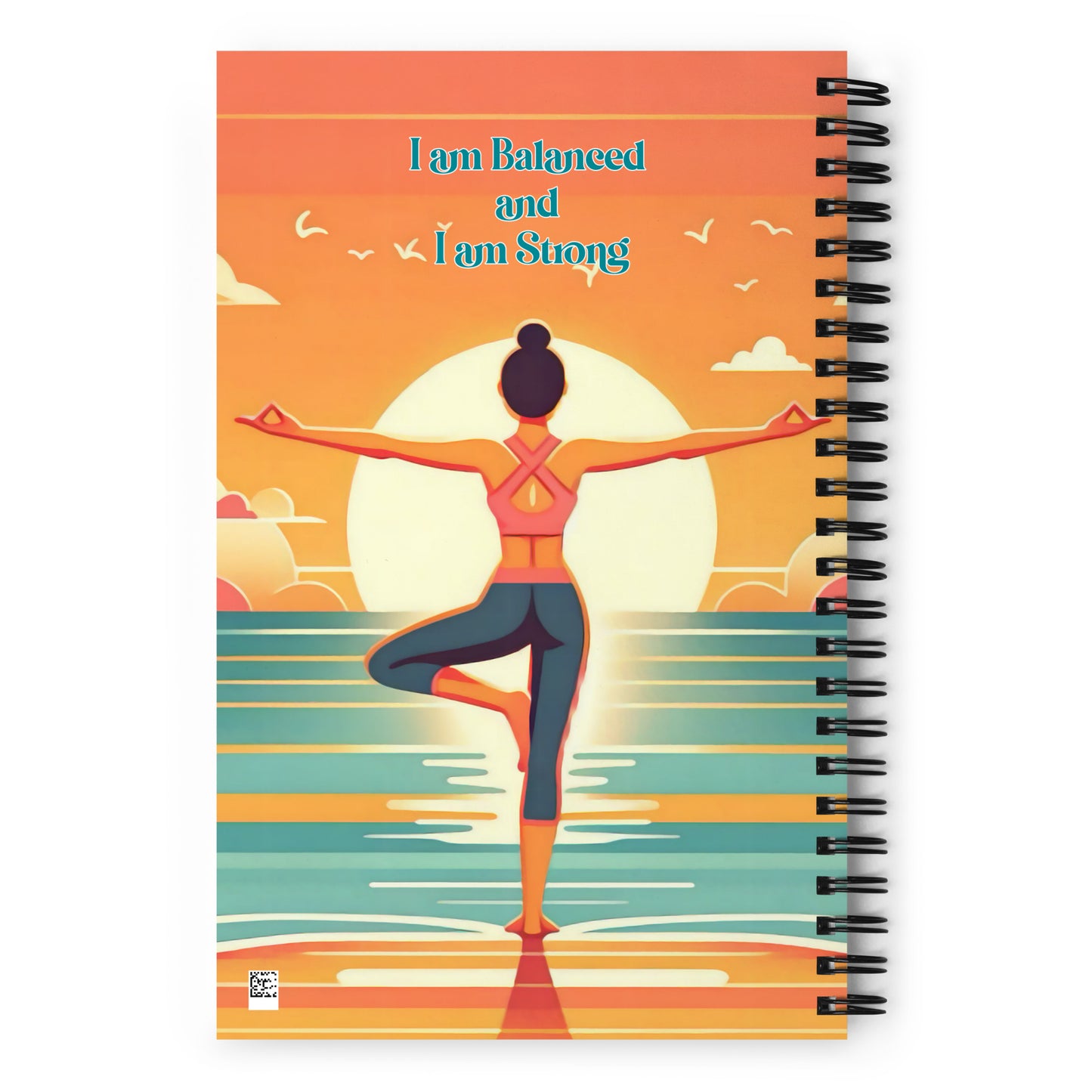 Balance Spiral notebook, back 