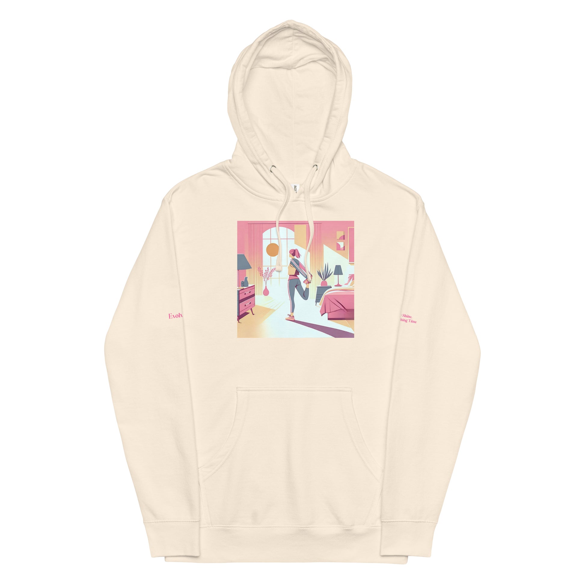 Awake Unisex midweight hoodie Cream 