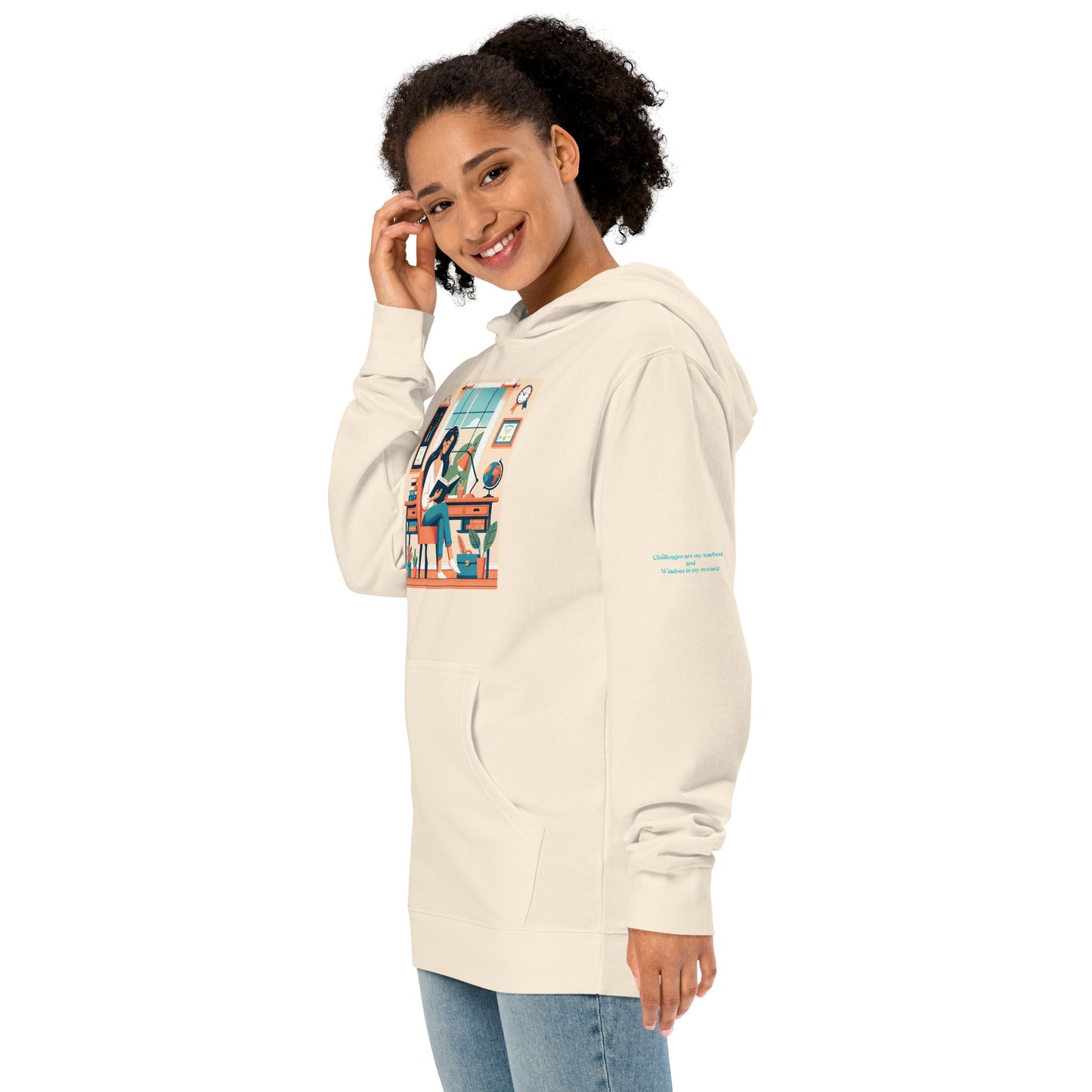 Seek Unisex midweight hoodie