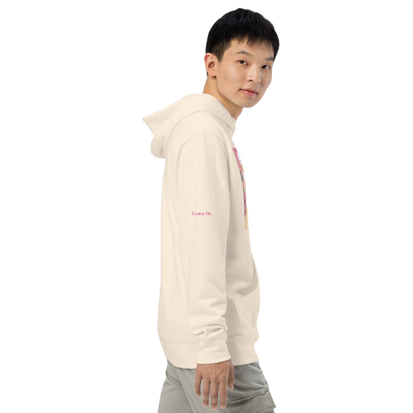 Awake Unisex midweight hoodie Rigth sleeve