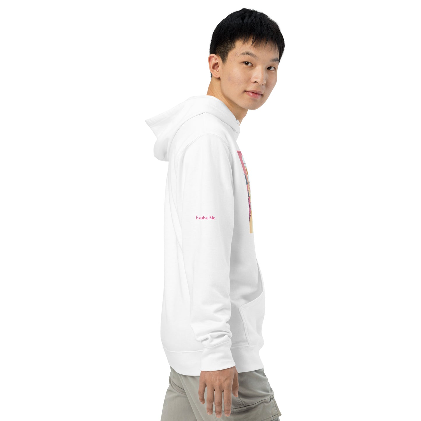 Awake Unisex midweight hoodie Rigth sleeve 