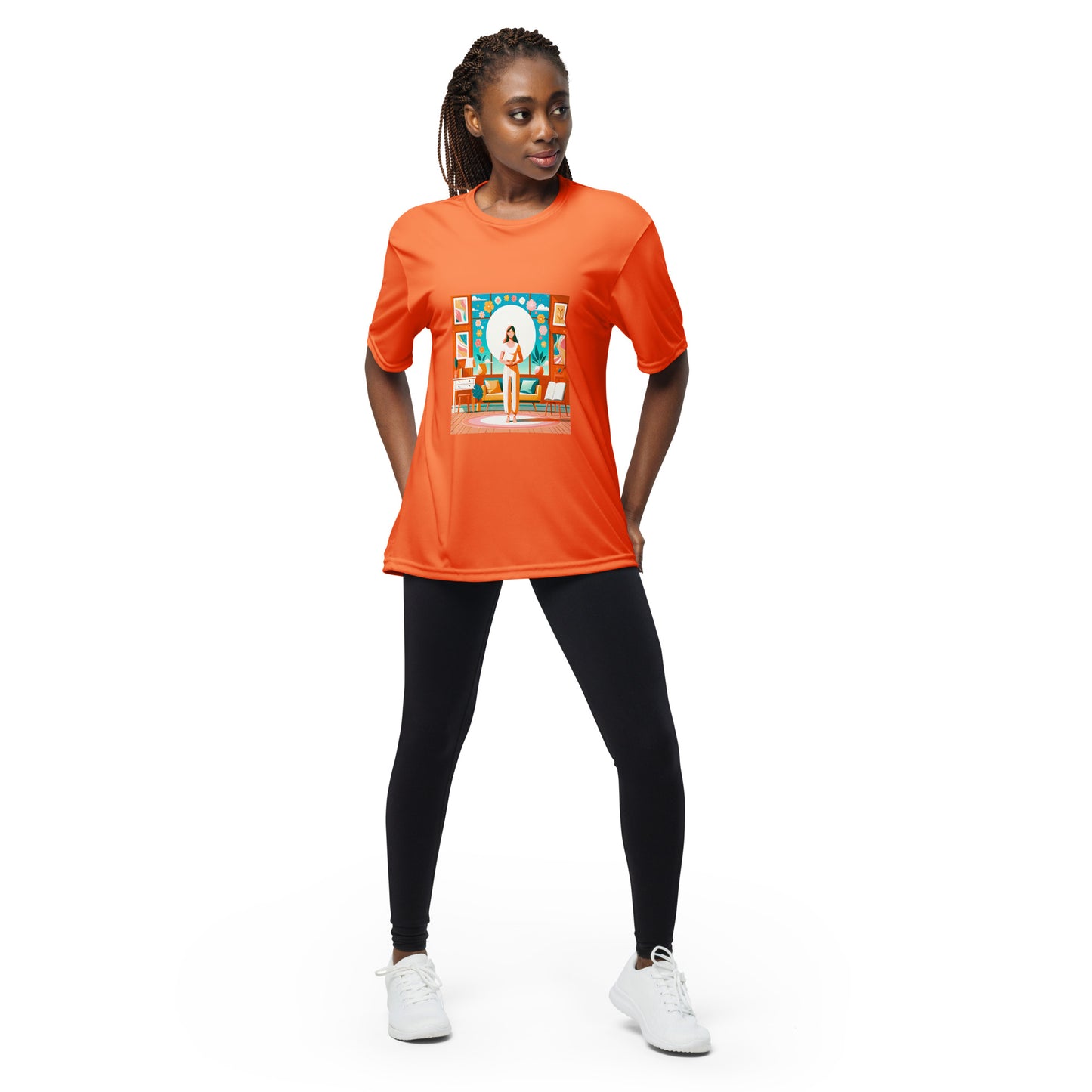 Find Unisex performance crew neck t-shirt