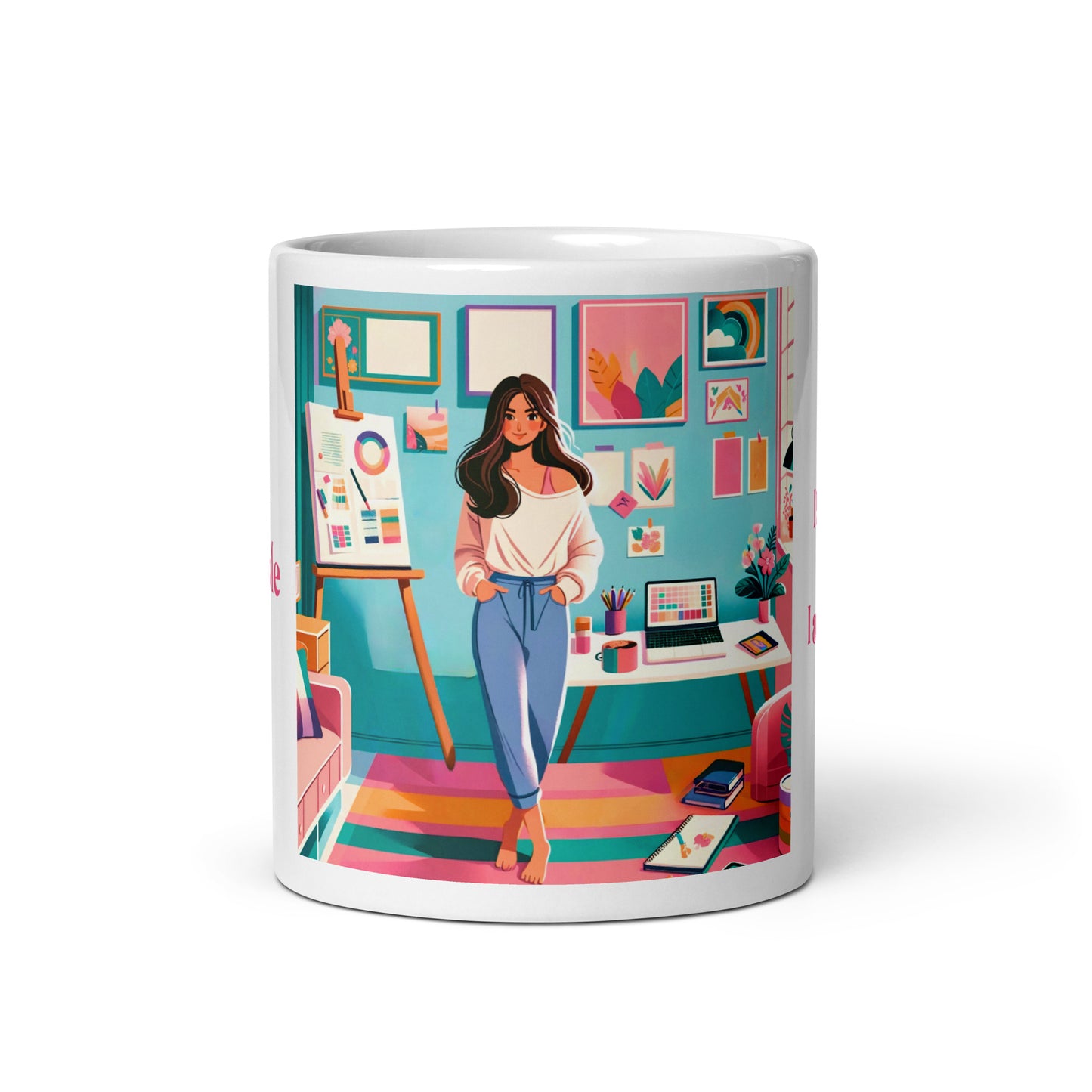 Envision White glossy mug