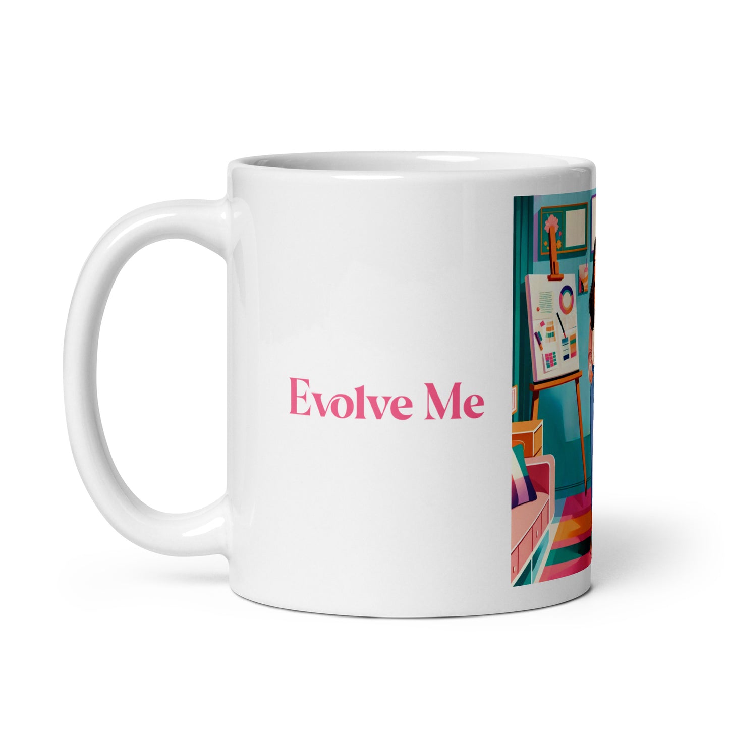 Envision White glossy mug