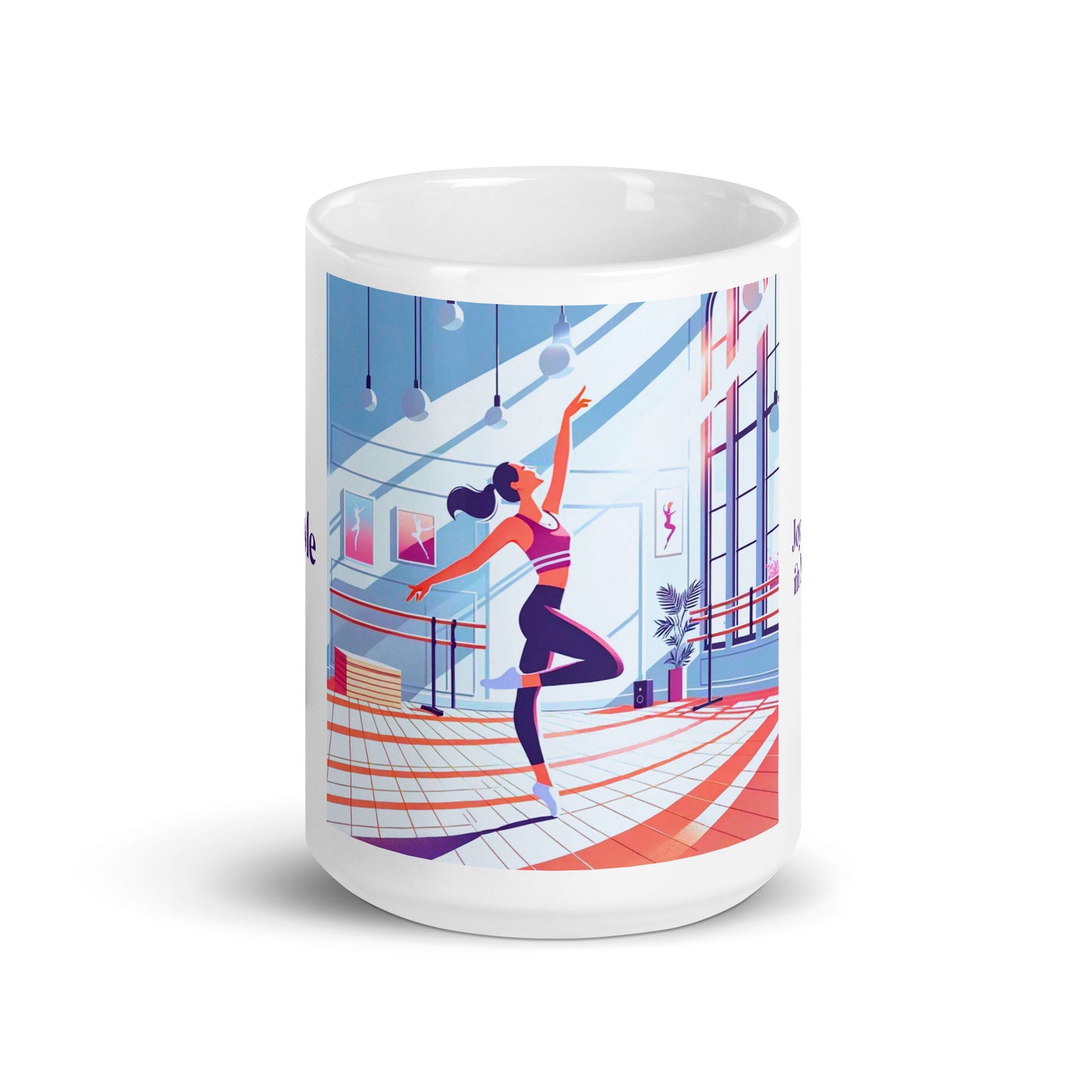 Engage White glossy mug