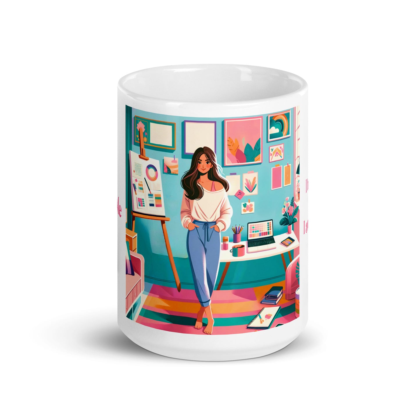 Envision White glossy mug