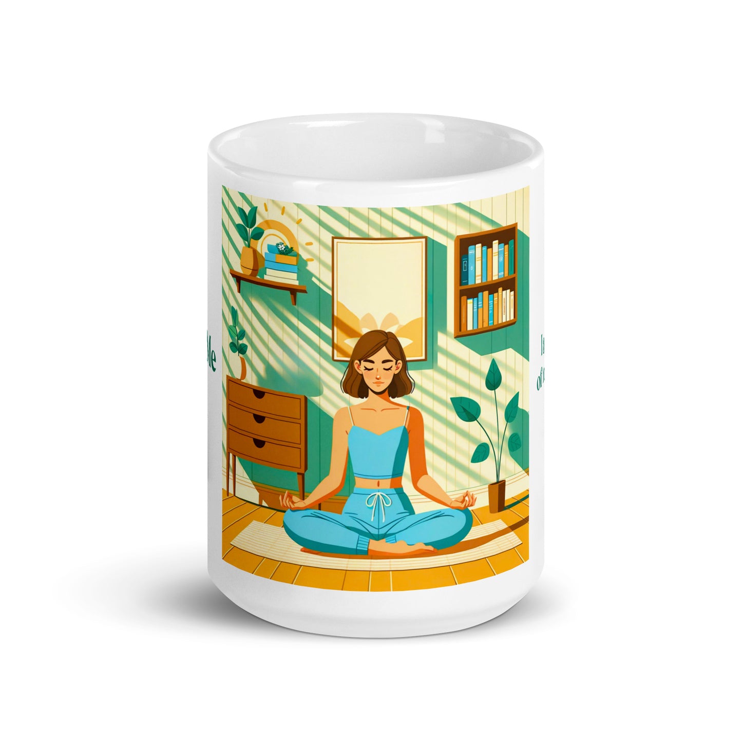 Plan White glossy mug