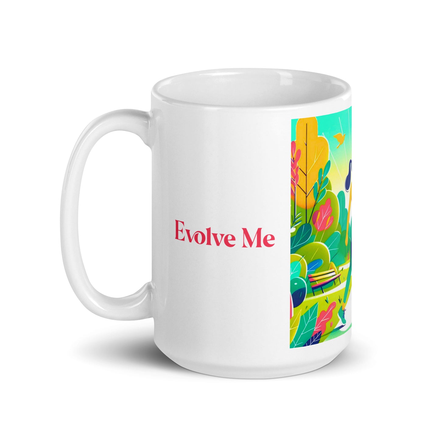 Embrace White glossy mug