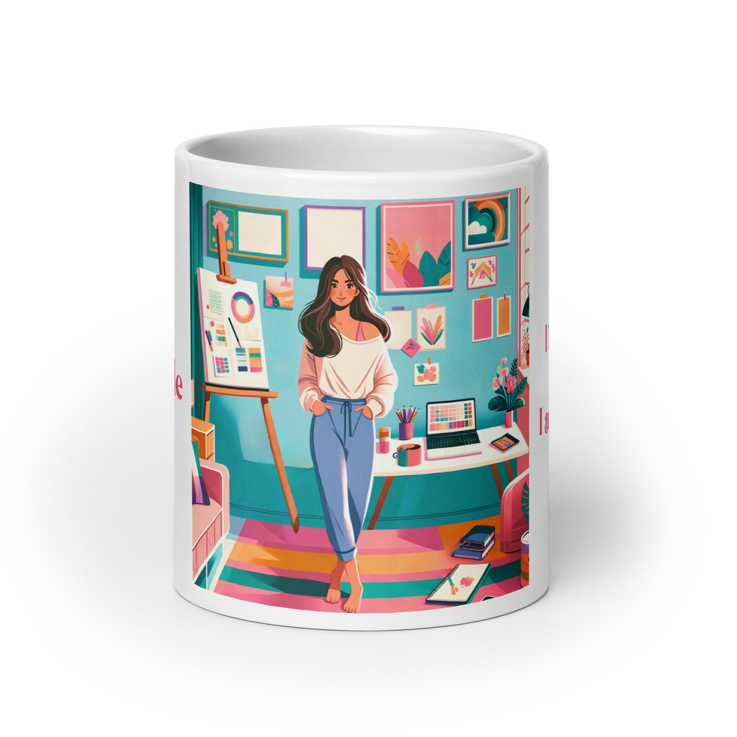 Envision White glossy mug