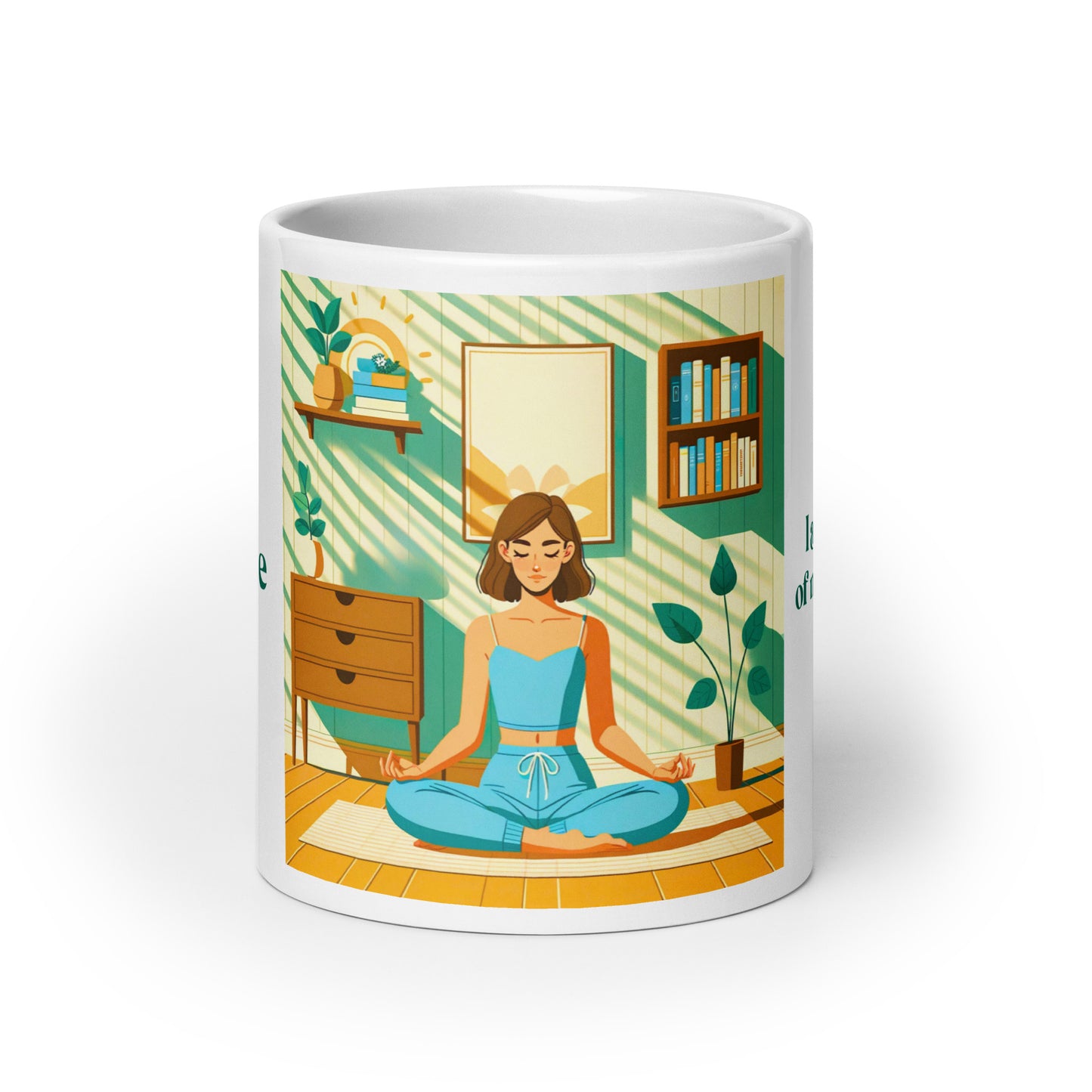 Plan White glossy mug