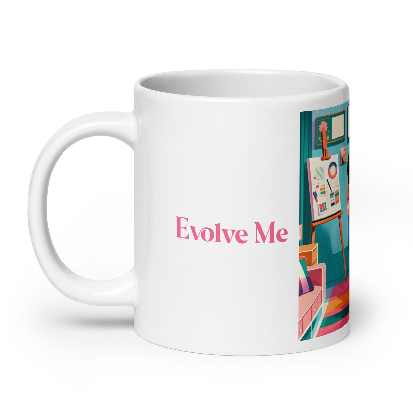 Envision White glossy mug