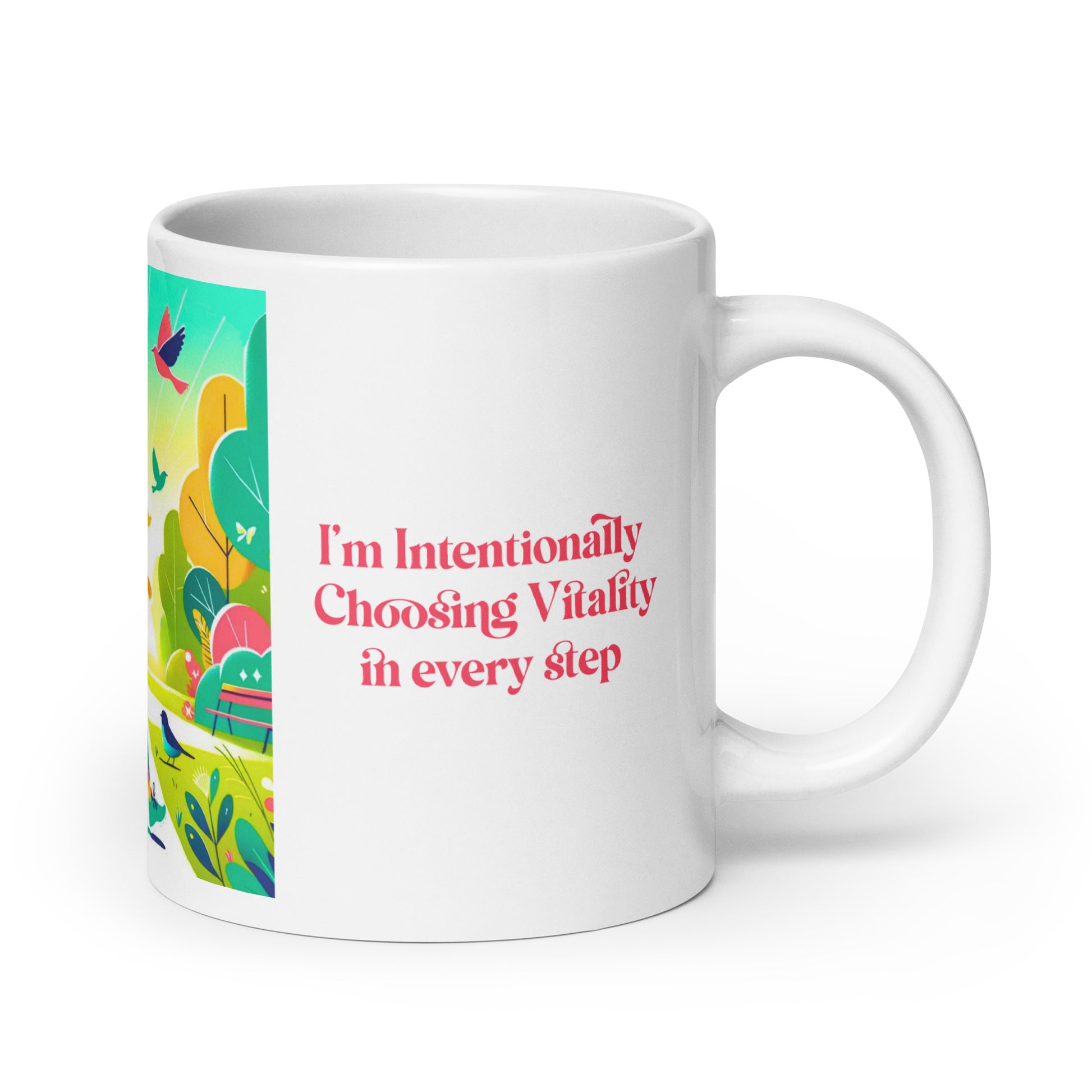 Embrace White glossy mug