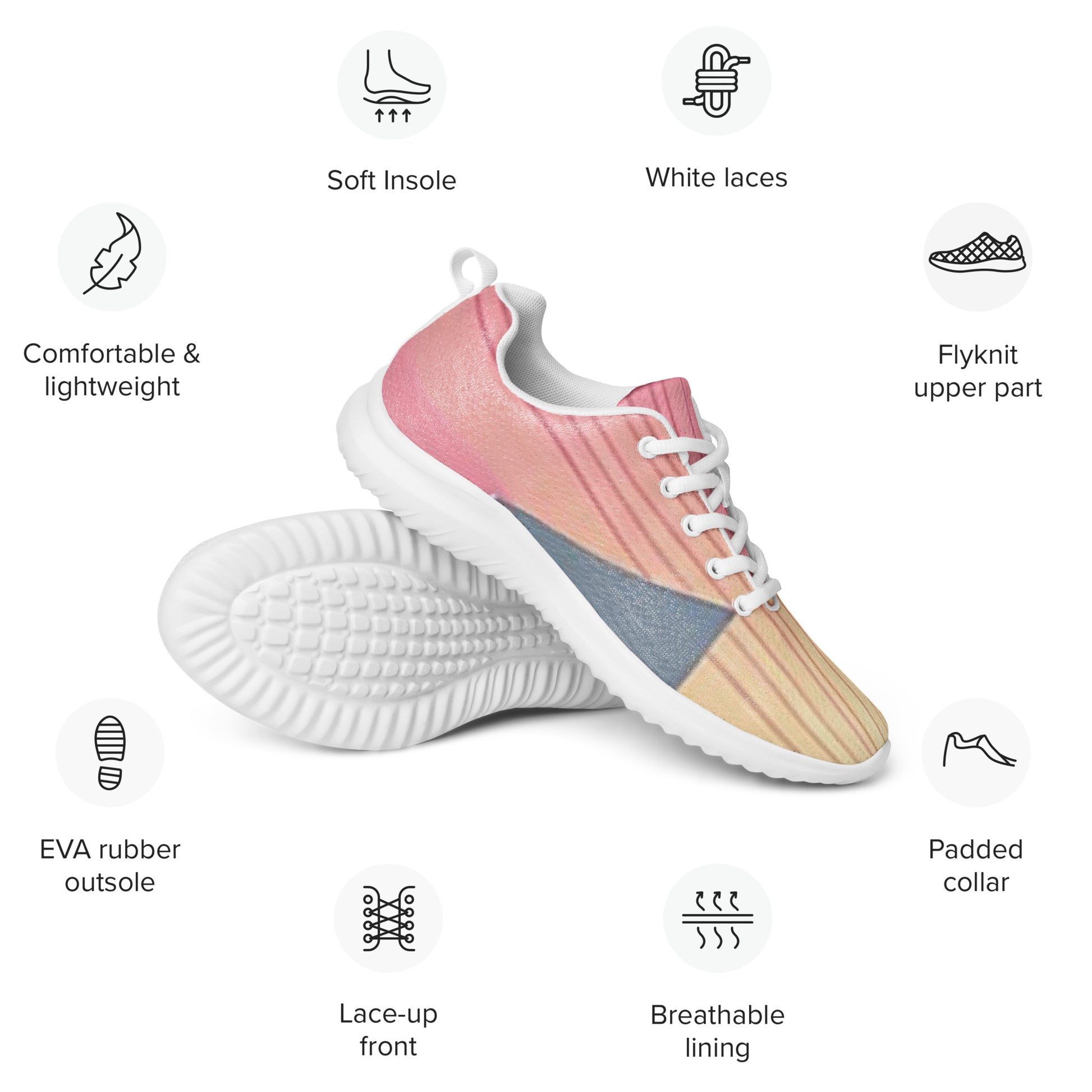 Awake Women’s athletic shoes Benefits graphic 