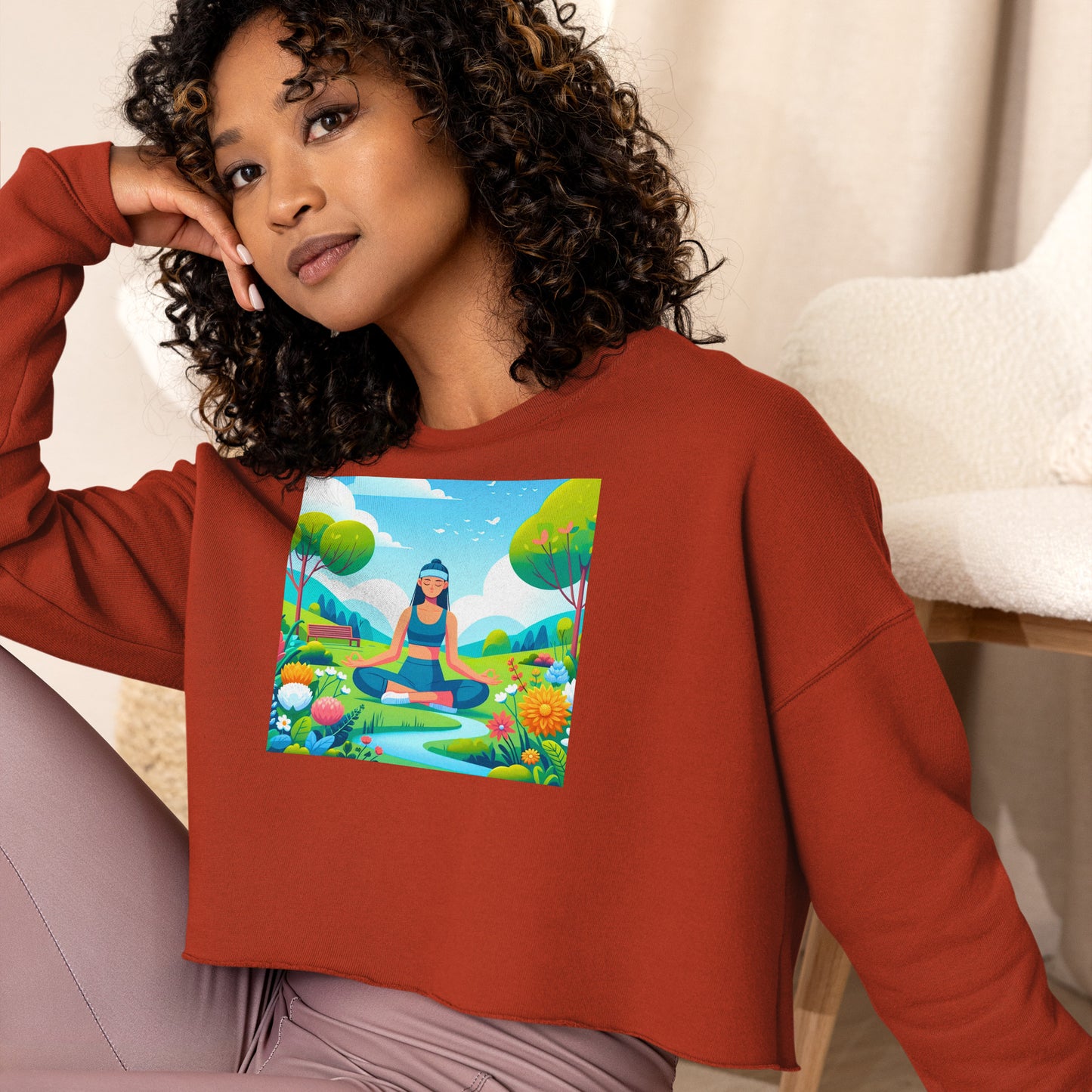 Connect Crop Sweatshirt