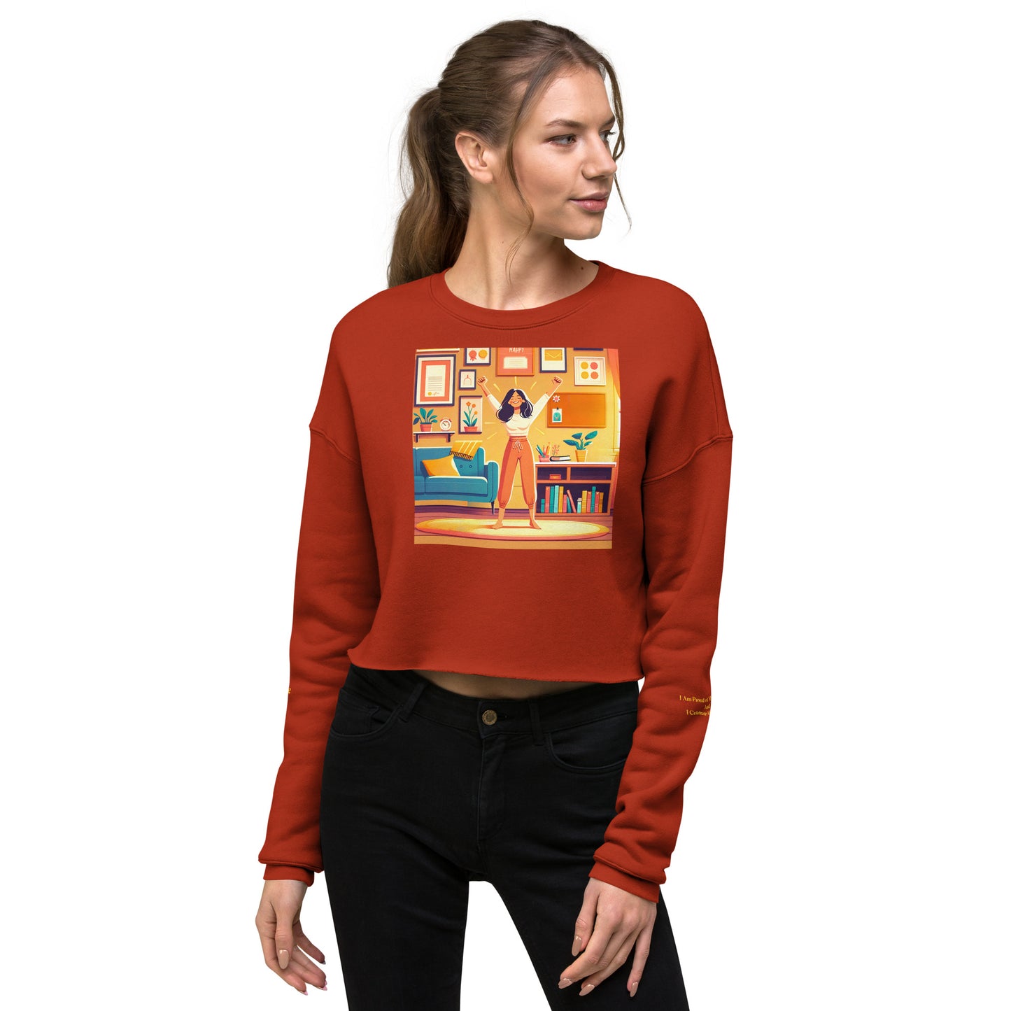 Recognize Crop Sweatshirt