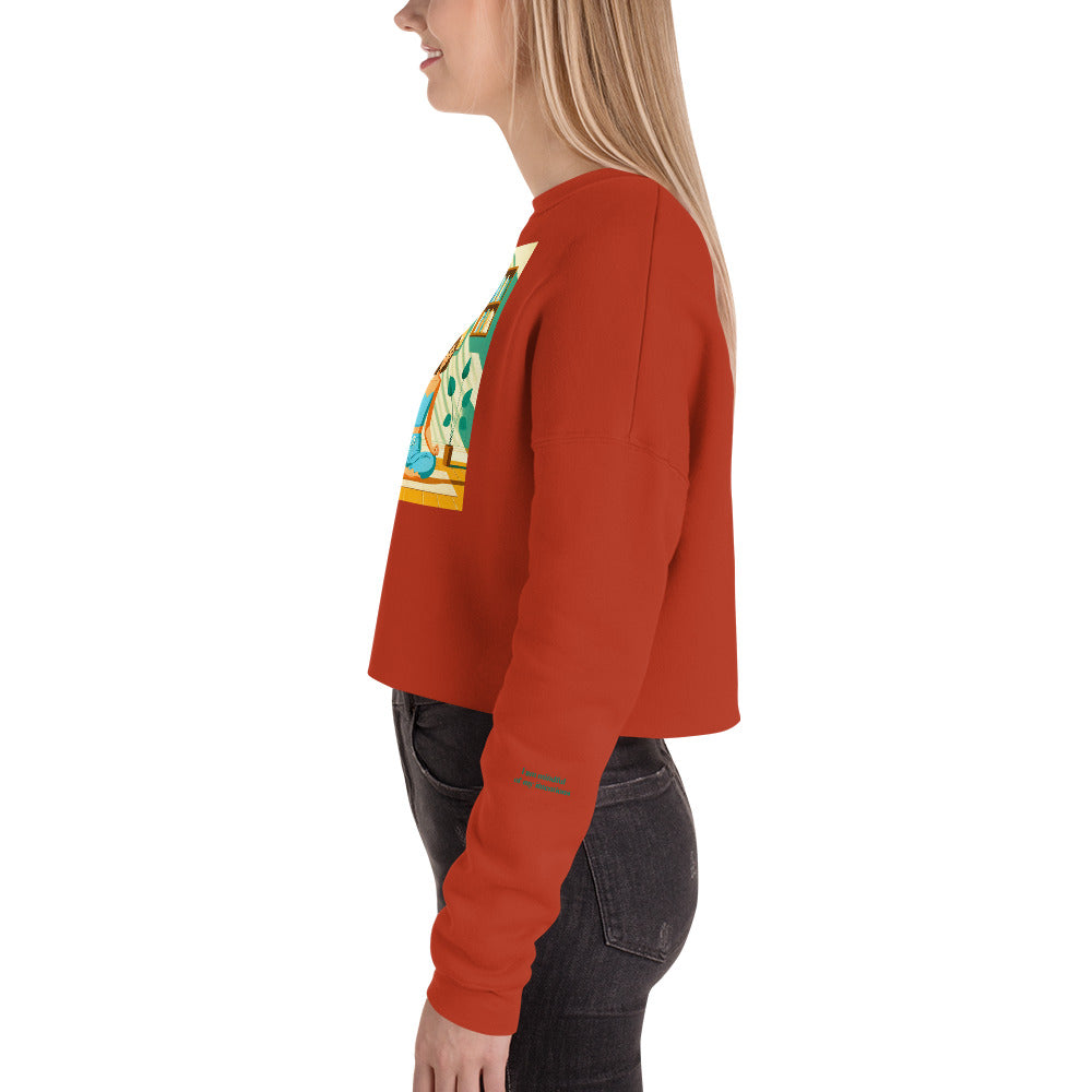 Plan Crop Sweatshirt