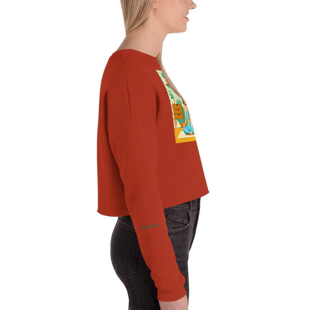 Plan Crop Sweatshirt