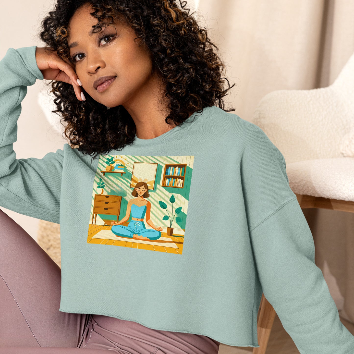 Plan Crop Sweatshirt