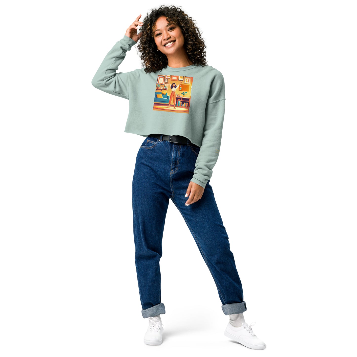 Recognize Crop Sweatshirt