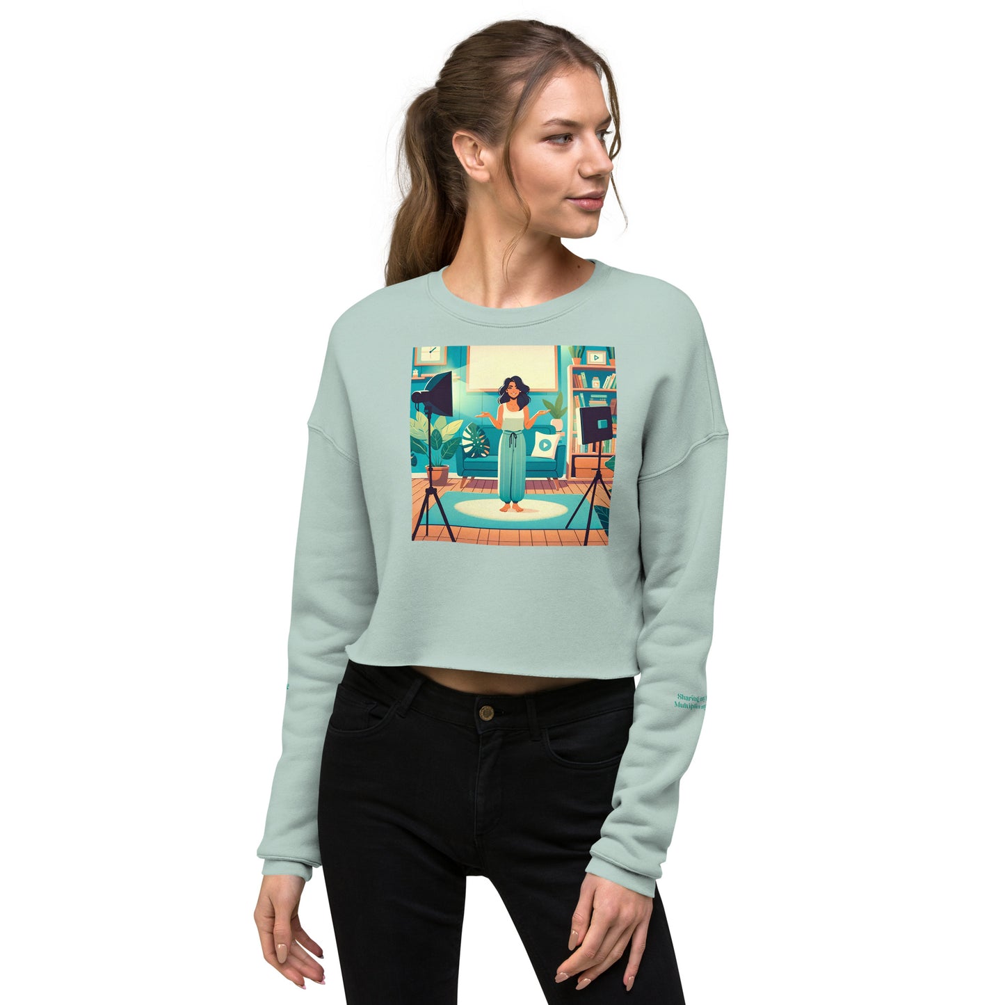 Share Crop Sweatshirt