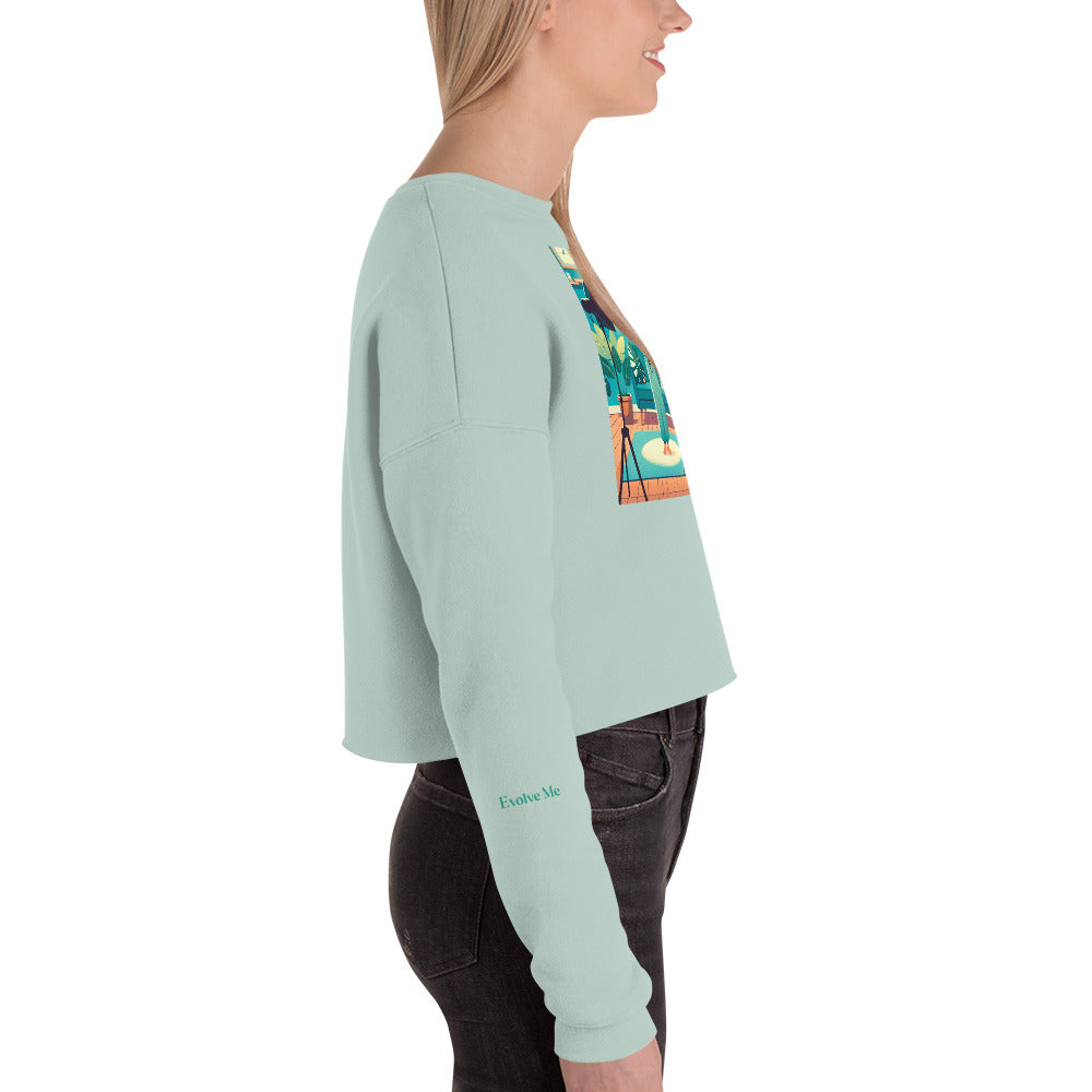 Share Crop Sweatshirt