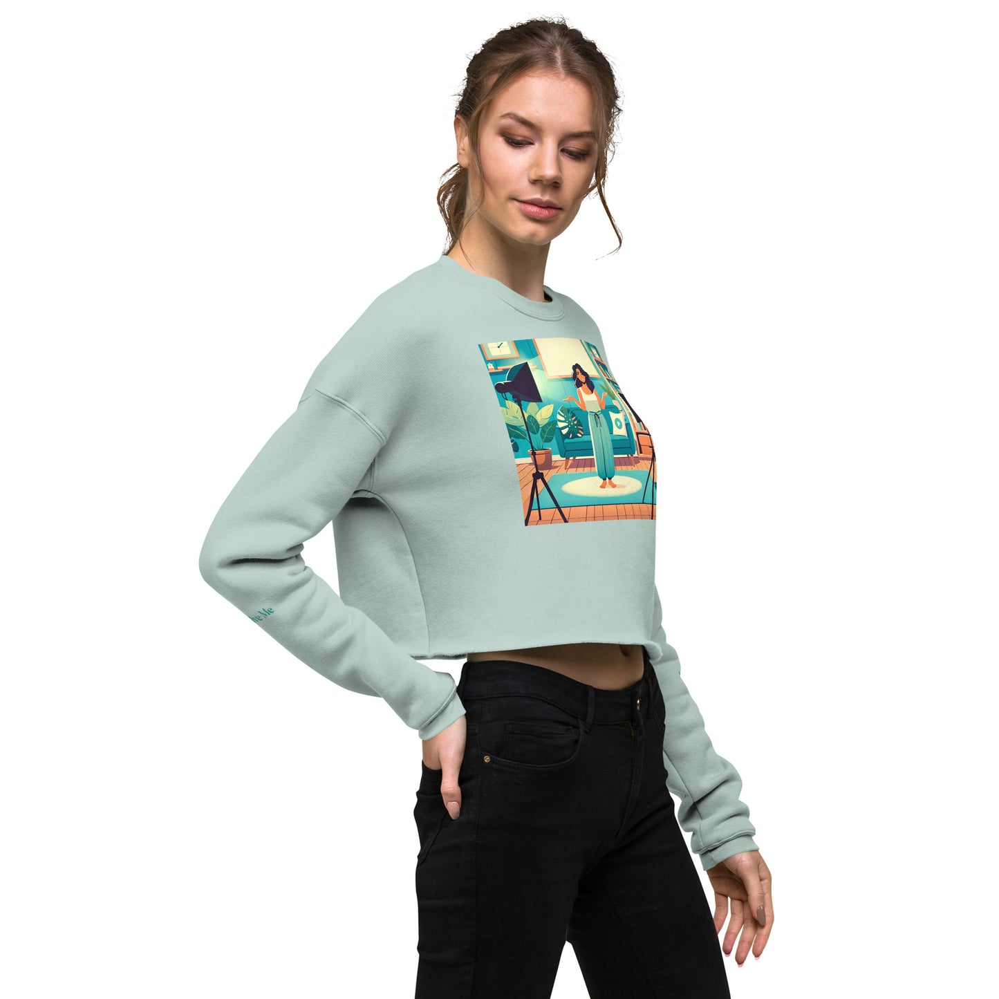 Share Crop Sweatshirt