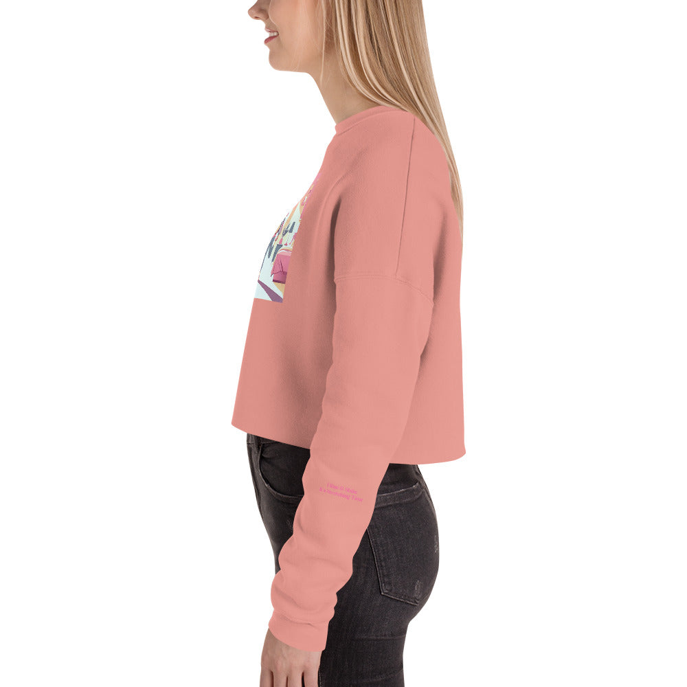 Awake Crop Sweatshirt left sleeve 